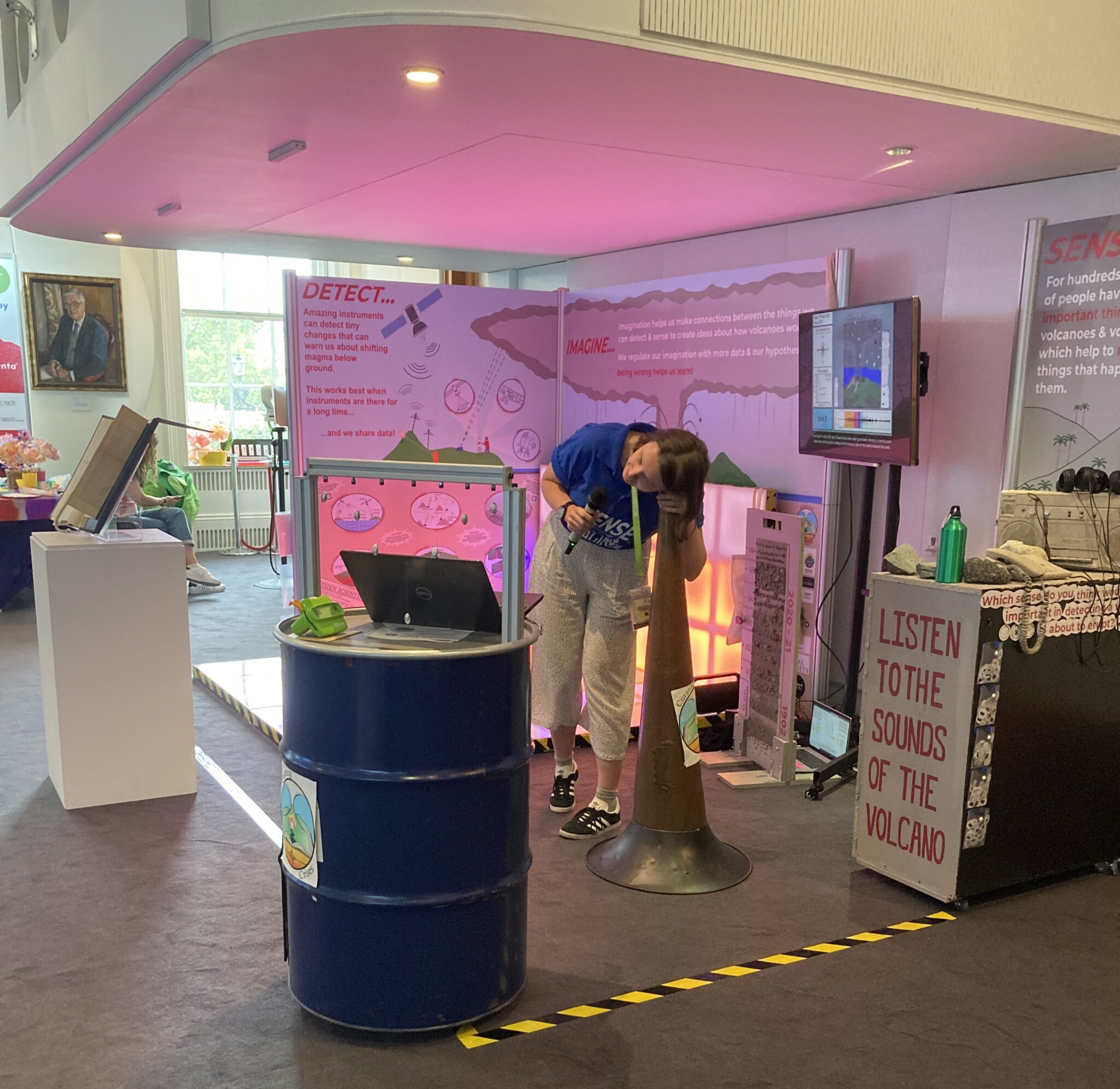 ‘Sensing Volcanoes’ at the Royal Society Summer Science Exhibition