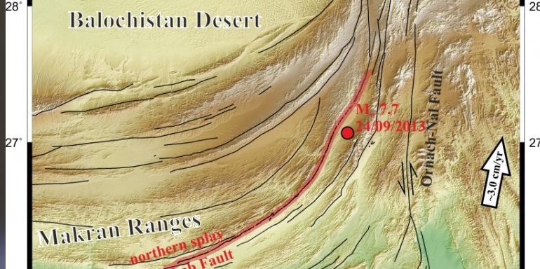 The 2013 Mw 7.7 Balochistan earthquake in Pakistan: Not so unusual