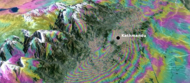 Remote sensing of cross-border quakes