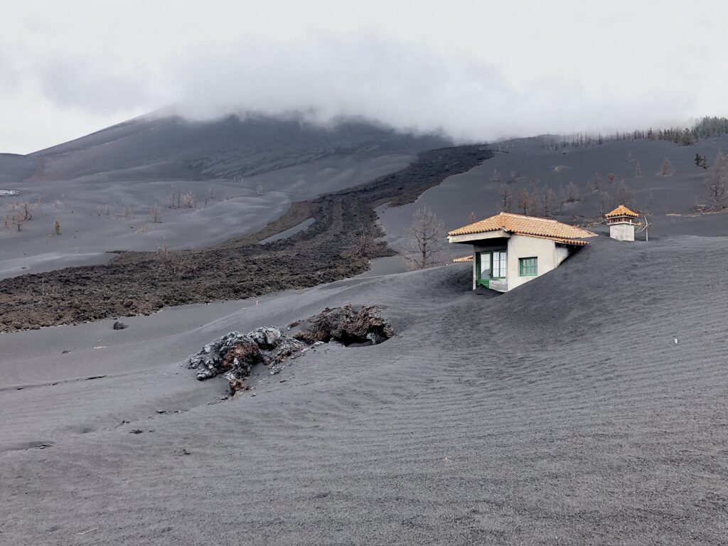 La Palma, Canary Islands, fieldwork June 2023 assessing building damage following the volcanic eruption in 2021. Credit: Ben Ireland, University of Bristol