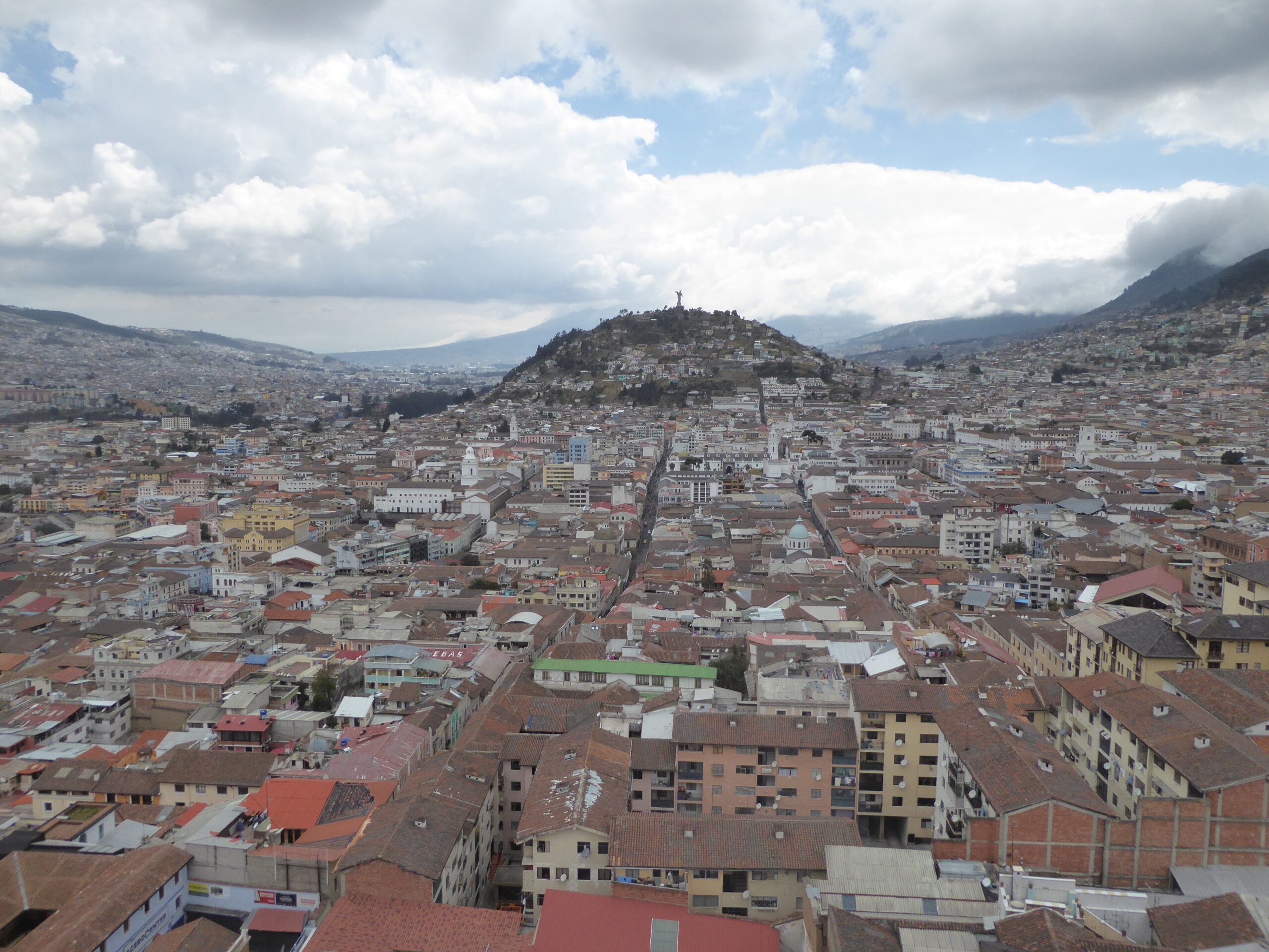 Lots of buildings in Quito, Ecuador