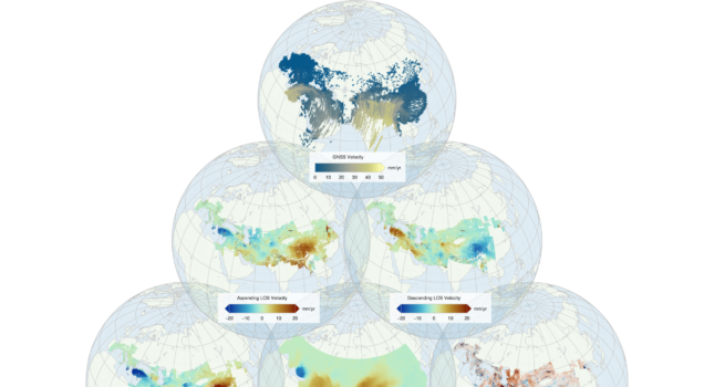 Satellite Data Reveals Deformation On A Trans-Continental Scale